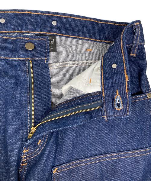 PRSN BLU（プリズンブルース）PRSN BLU (プリズンブルース) ダブルニーデニムパンツ インディゴ サイズ:W34の古着・服飾アイテム