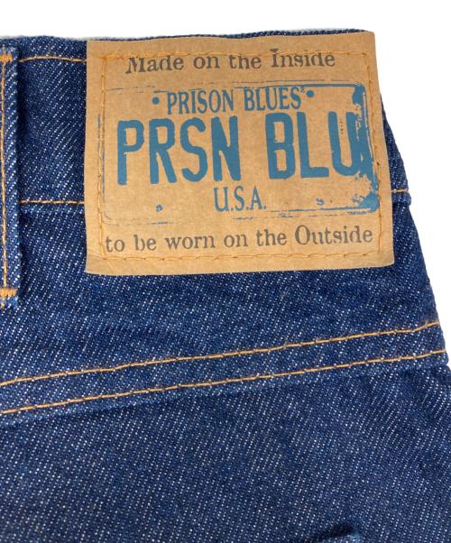 PRSN BLU（プリズンブルース）PRSN BLU (プリズンブルース) ダブルニーデニムパンツ インディゴ サイズ:W34の古着・服飾アイテム