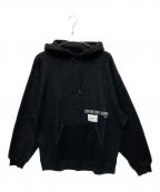 WTAPS×UNDERCOVERダブルタップス×アンダーカバー）の古着「コラボフリースプルオーバーインサイドアウトパーカー」｜ブラック