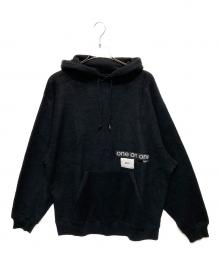 WTAPS×UNDERCOVER（ダブルタップス×アンダーカバー）の古着「コラボフリースプルオーバーインサイドアウトパーカー」｜ブラック
