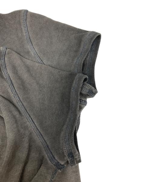 DIESEL（ディーゼル）DIESEL (ディーゼル) T-ELE ハートDプリントカットソー グレー サイズ:Ｓの古着・服飾アイテム
