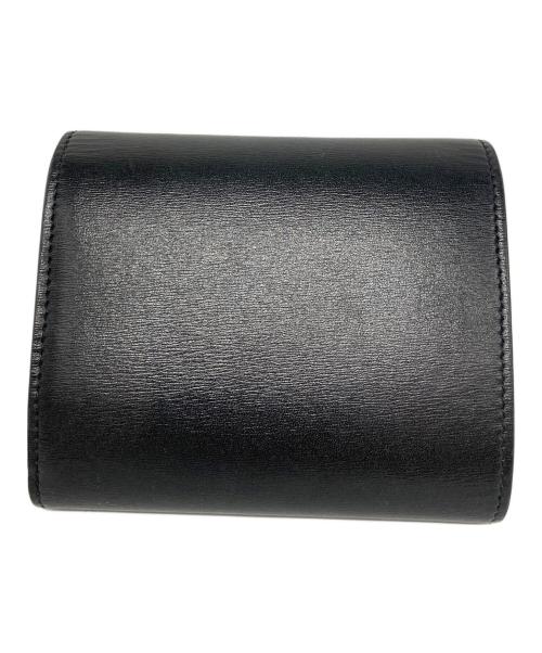 CELINE（セリーヌ）CELINE (セリーヌ) スモール フラップウォレット トリオンフ ブラックの古着・服飾アイテム
