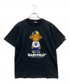 A BATHING APEアベイシングエイプ）の古着「BABYMILOプリントTシャツ」｜ブラック