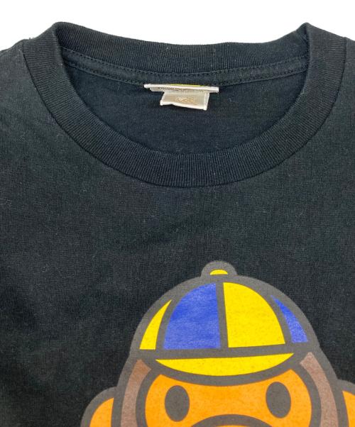 A BATHING APE（アベイシングエイプ）A BATHING APE (アベイシングエイプ) BABYMILOプリントTシャツ ブラック サイズ:Mの古着・服飾アイテム