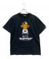A BATHING APE（アベイシングエイプ）の古着「BABYMILOプリントTシャツ」｜ブラック