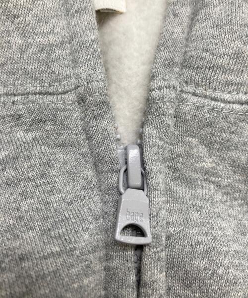 A BATHING APE（アベイシングエイプ）A BATHING APE (アベイシングエイプ) ロゴジップパーカー グレー サイズ:Mの古着・服飾アイテム
