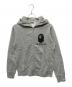 A BATHING APE（アベイシングエイプ）の古着「ロゴジップパーカー」｜グレー