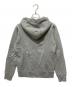 A BATHING APE (アベイシングエイプ) ロゴジップパーカー グレー サイズ:M：10000円