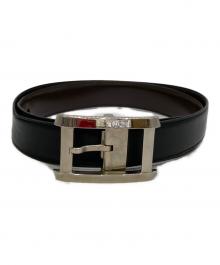 Cartier（カルティエ）の古着「タンク ベルト」｜ブラック×ブラウン