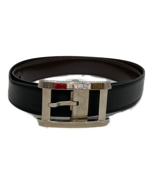 Cartier（カルティエ）Cartier (カルティエ) タンク ベルト ブラック×ブラウン サイズ:FREEの古着・服飾アイテム