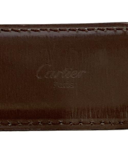 Cartier（カルティエ）Cartier (カルティエ) タンク ベルト ブラック×ブラウン サイズ:FREEの古着・服飾アイテム