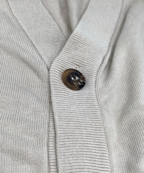 Maison Margiela 10（メゾンマルジェラ 10）Maison Margiela 10 (メゾンマルジェラ 10) コットンVネックカーディガン ブラウン サイズ:Mの古着・服飾アイテム
