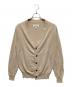 Maison Margiela 10（メゾンマルジェラ 10）の古着「コットンVネックカーディガン」｜ブラウン