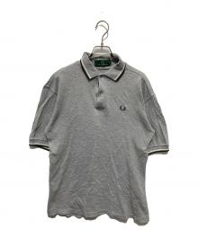 FRED PERRY（フレッドペリー）の古着「MADE IN U.K刺繍ロゴポロシャツ」｜グレー