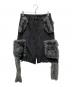 GRANCY（グランシー）の古着「FurPocket Design Half Denim Cargo Pants」｜ブラック