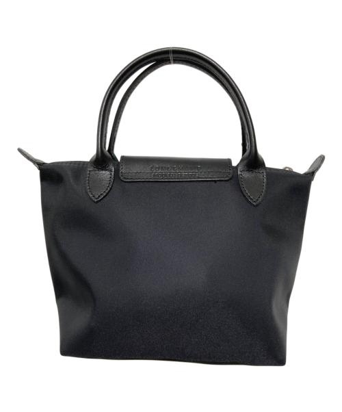 LONGCHAMP（ロンシャン）LONGCHAMP (ロンシャン) ルプラネットミニハンドバッグ ブラックの古着・服飾アイテム