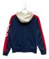 POLO RALPH LAUREN (ポロ・ラルフローレン) ポロ刺繍ジップパーカー レッド×ネイビー サイズ:M：7000円
