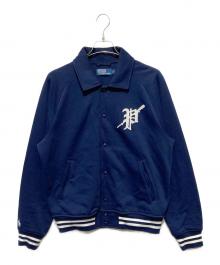 POLO RALPH LAUREN（ポロ・ラルフローレン）の古着「ラグラン ベイポート スウェット ジャケット / RAGLAN BAYPORT SWEAT JACKET」｜ネイビー