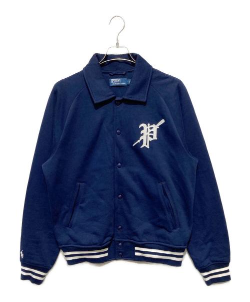 POLO RALPH LAUREN（ポロ・ラルフローレン）POLO RALPH LAUREN (ポロ・ラルフローレン) ラグラン ベイポート スウェット ジャケット / RAGLAN BAYPORT SWEAT JACKET ネイビー サイズ:Mの古着・服飾アイテム