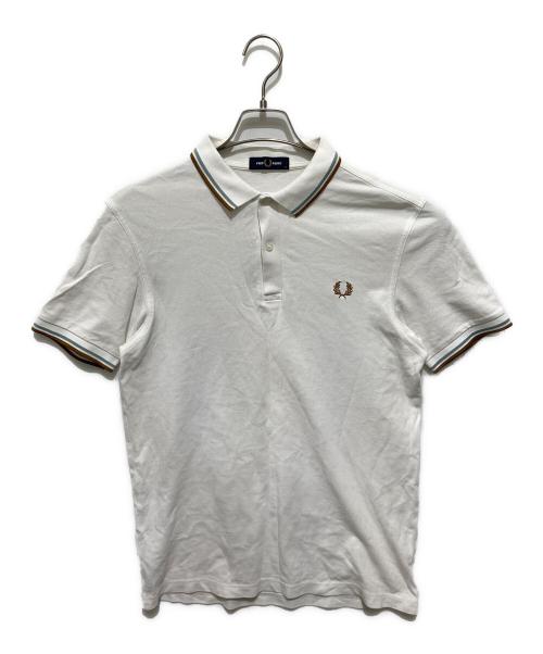 FRED PERRY（フレッドペリー）FRED PERRY (フレッドペリー) ポロシャツ ホワイト サイズ:Mの古着・服飾アイテム