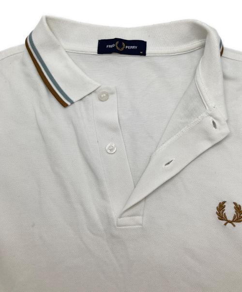 FRED PERRY（フレッドペリー）FRED PERRY (フレッドペリー) ポロシャツ ホワイト サイズ:Mの古着・服飾アイテム