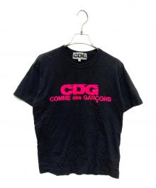 CGD（シーディージー）の古着「Pink Logo T-Shirt」｜ブラック