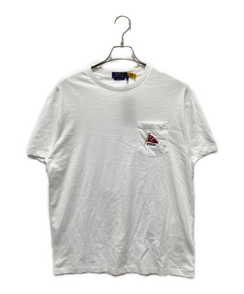 POLO RALPH LAUREN（ポロ・ラルフローレン）POLO RALPH LAUREN (ポロ・ラルフローレン) Newport Bear Graphic Pocket T-Shirt ホワイト サイズ:Mの古着・服飾アイテム