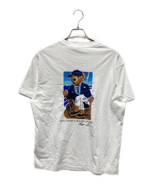 POLO RALPH LAUREN（ポロ・ラルフローレン）POLO RALPH LAUREN (ポロ・ラルフローレン) Newport Bear Graphic Pocket T-Shirt ホワイト サイズ:Mの古着・服飾アイテム