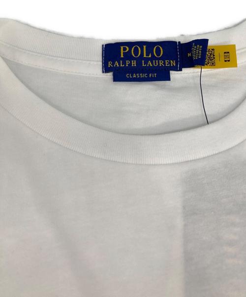 POLO RALPH LAUREN（ポロ・ラルフローレン）POLO RALPH LAUREN (ポロ・ラルフローレン) Newport Bear Graphic Pocket T-Shirt ホワイト サイズ:Mの古着・服飾アイテム