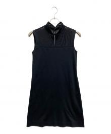 FOXEY NEWYORK（フォクシーニューヨーク）の古着「デイジーポロワンピース」｜ブラック