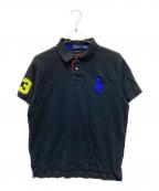 POLO RALPH LAURENポロ・ラルフローレン）の古着「ビッグポニー ポロシャツ」｜ブラック