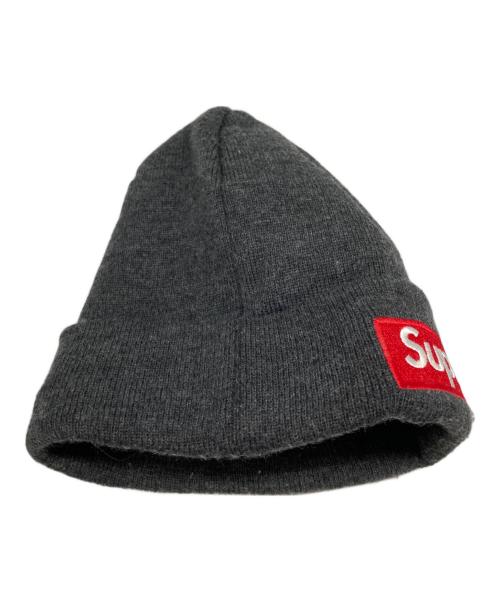 SUPREME（シュプリーム）Supreme (シュプリーム) New Era (ニューエラ) ボックスロゴニットキャップ グレーの古着・服飾アイテム