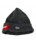 Supreme (シュプリーム) New Era (ニューエラ) ボックスロゴニットキャップ グレー：8000円
