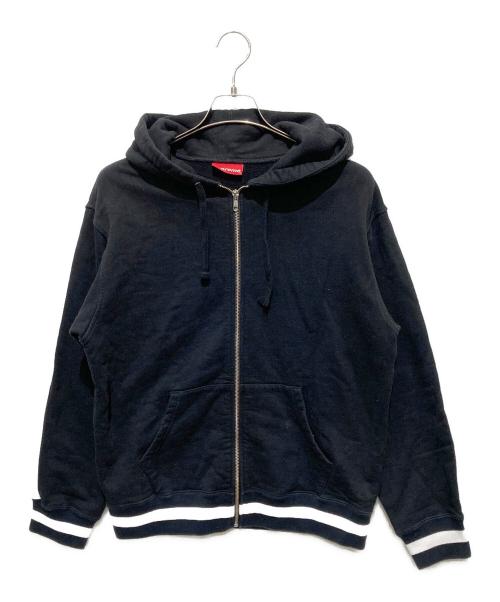 SUPREME（シュプリーム）Supreme (シュプリーム) 19SS old english stripe zip up sweatshirt ブラック×ホワイト サイズ:Ｓの古着・服飾アイテム