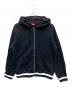 Supreme（シュプリーム）の古着「19SS old english stripe zip up sweatshirt」｜ブラック×ホワイト