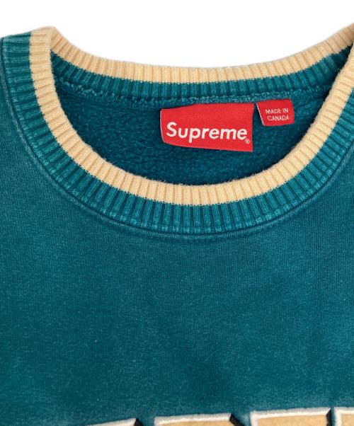 SUPREME（シュプリーム）Supreme (シュプリーム) 17SS felt shadow crewneck グリーン サイズ:Sの古着・服飾アイテム