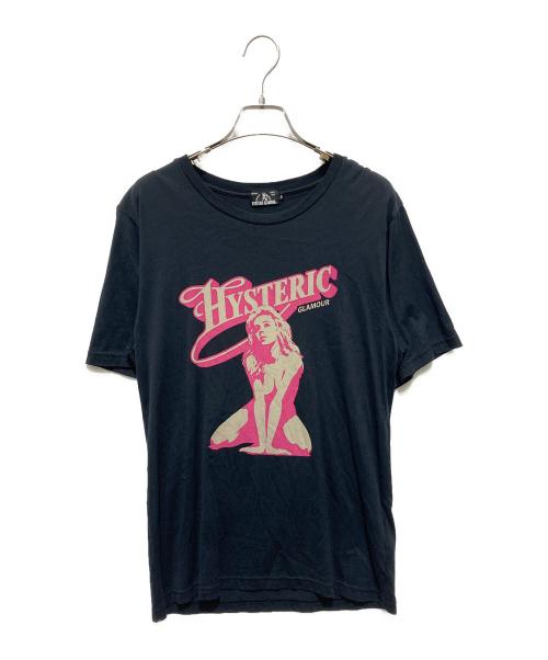 Hysteric Glamour（ヒステリックグラマー）Hysteric Glamour (ヒステリックグラマー) プリントカットソー ブラック サイズ:Ｓの古着・服飾アイテム