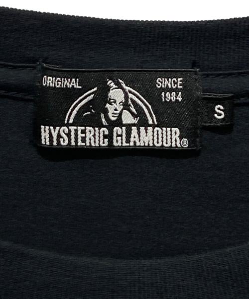 Hysteric Glamour（ヒステリックグラマー）Hysteric Glamour (ヒステリックグラマー) プリントカットソー ブラック サイズ:Ｓの古着・服飾アイテム