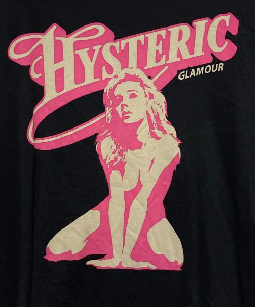 Hysteric Glamour（ヒステリックグラマー）Hysteric Glamour (ヒステリックグラマー) プリントカットソー ブラック サイズ:Ｓの古着・服飾アイテム