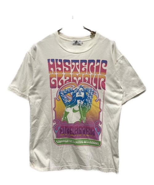 Hysteric Glamour（ヒステリックグラマー）Hysteric Glamour (ヒステリックグラマー) DREAMERプリントTシャツ ホワイト サイズ:Ｓの古着・服飾アイテム