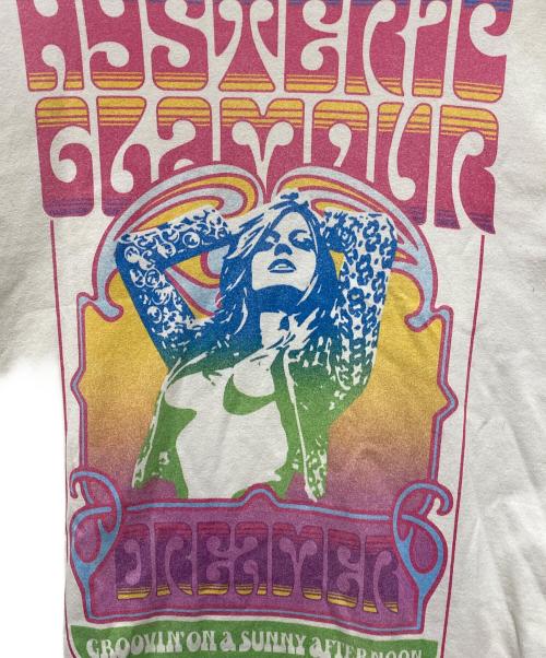 Hysteric Glamour（ヒステリックグラマー）Hysteric Glamour (ヒステリックグラマー) DREAMERプリントTシャツ ホワイト サイズ:Ｓの古着・服飾アイテム