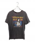 Hysteric Glamourヒステリックグラマー）の古着「WEB OF SINプリントTシャツ」｜グレー