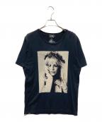 Hysteric Glamourヒステリックグラマー）の古着「コートニーラブtシャツ」｜ブラック
