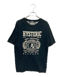 Hysteric Glamour（ヒステリックグラマー）の古着「HYSPRIDE ロゴプリントTシャツ」｜ブラック