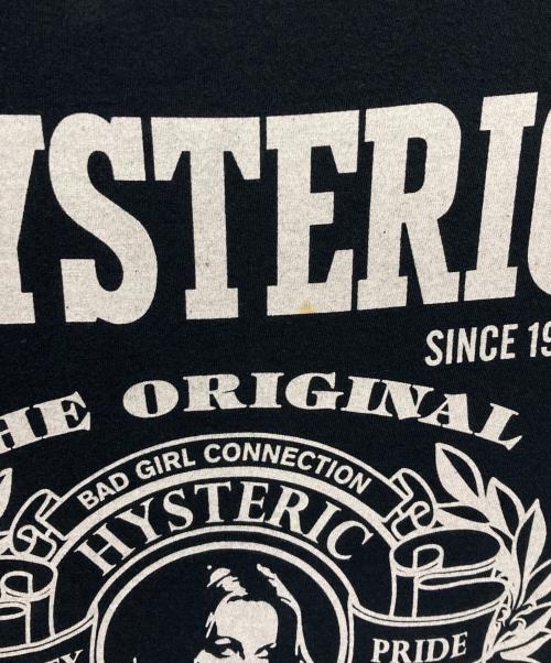 Hysteric Glamour（ヒステリックグラマー）Hysteric Glamour (ヒステリックグラマー) HYSPRIDE ロゴプリントTシャツ ブラック サイズ:Ｓの古着・服飾アイテム