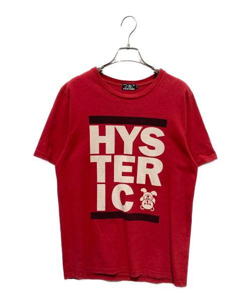 Hysteric Glamour（ヒステリックグラマー）Hysteric Glamour (ヒステリックグラマー) SPINNING BEAR半袖カットソー レッド サイズ:Mの古着・服飾アイテム