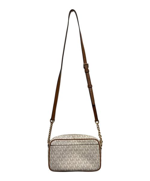 MICHAEL KORS（マイケルコース）MICHAEL KORS (マイケルコース) ジェットセットトラベル ミディアム ポケット カメラ クロスボディ ブラウンの古着・服飾アイテム