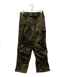 GRAMICCI×BEAMS（グラミチ×ビームス）の古着「別注カモオーバーパンツ」｜オリーブ