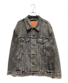 LEVI'S（リーバイス）の古着「RELAXED FIT DENIM TRACKER JACKET」｜ブラック