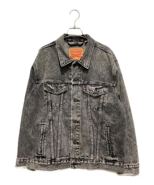 LEVI'S（リーバイス）LEVI'S (リーバイス) RELAXED FIT DENIM TRACKER JACKET ブラック サイズ:Mの古着・服飾アイテム
